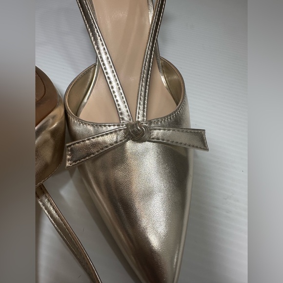 Nine West Womens Rands S3 Pointy Toe Pumps Straps Pull On Synthetic Sz 11 NWOB - Picture 3 of 14